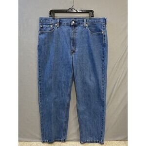 Levi's 550 Jeans Mens *42x30 Blue Relaxed Fit Tapered Leg Denim Pant Medium Wash